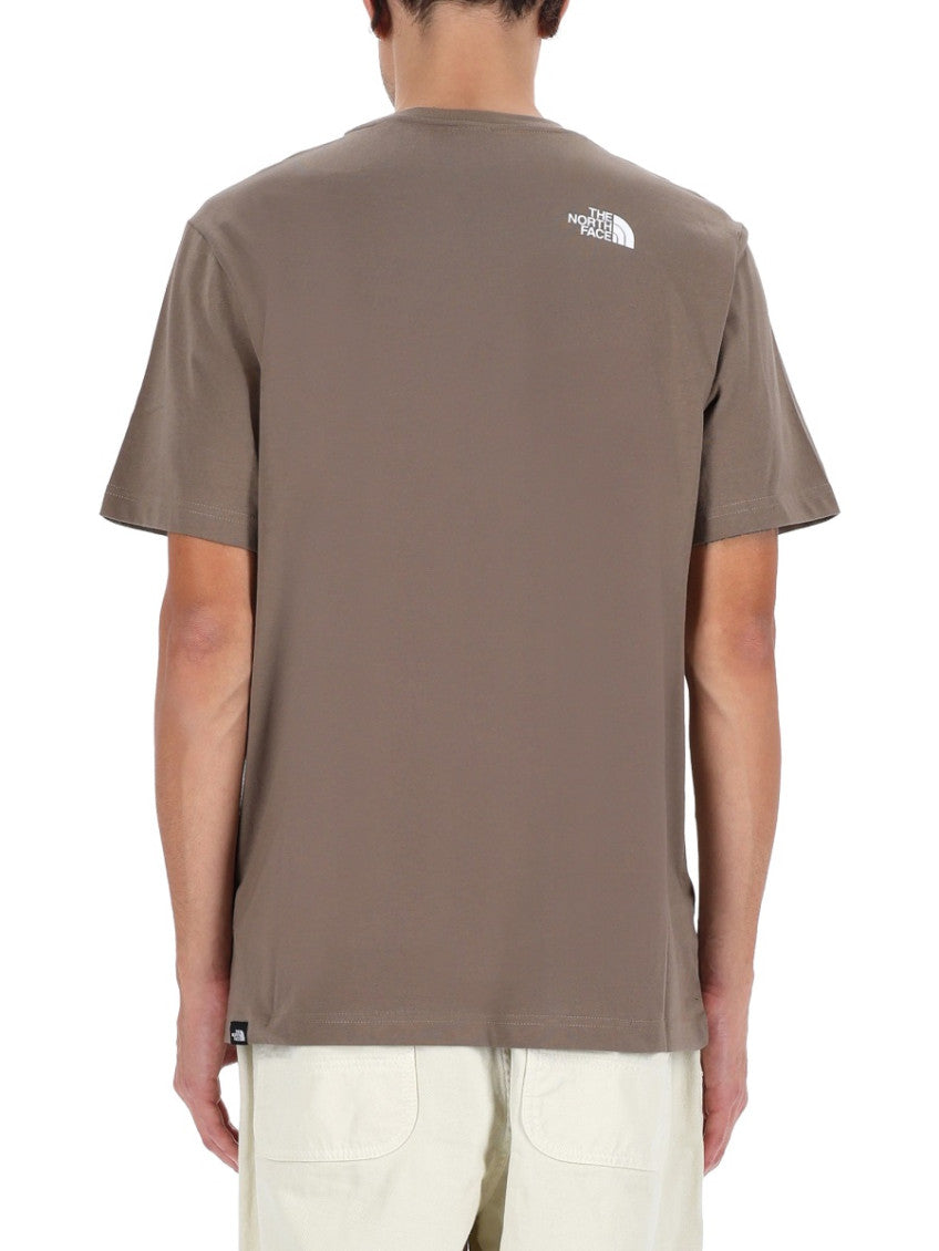 Brown Logo Crew Neck T-Shirt 3