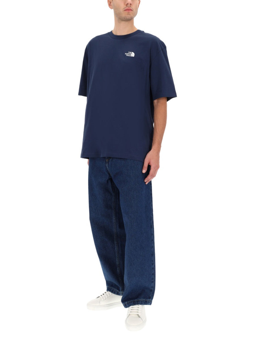 Blue Logo Crew Neck T-Shirt 2