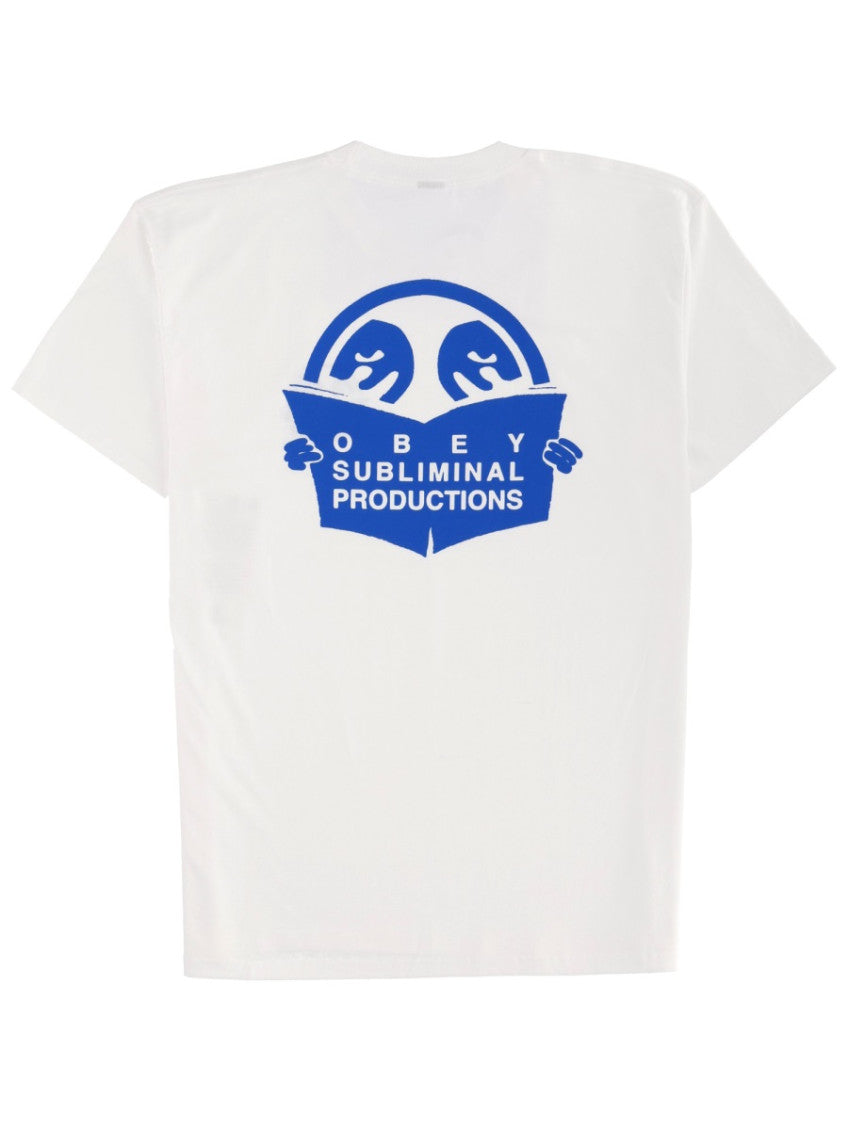 White Crew Neck T-Shirt 2