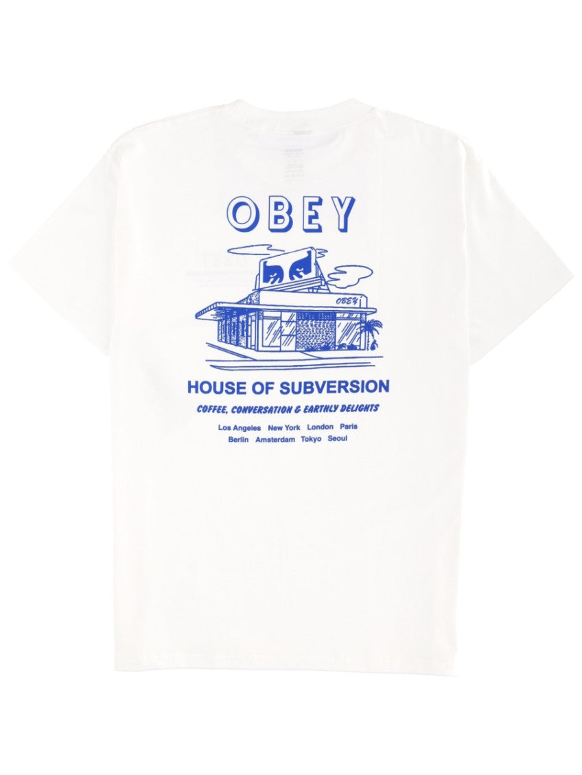 White Logo Crew Neck T-Shirt 2