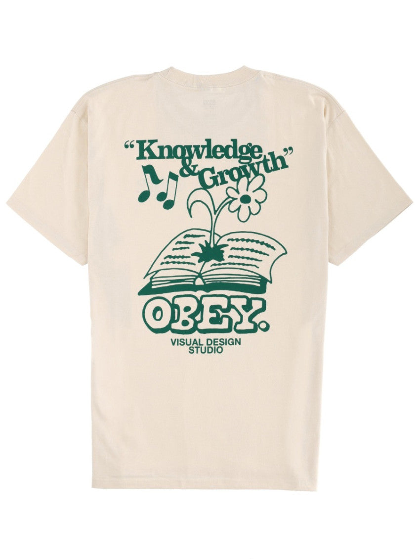 Cream Yellow Logo T-Shirt 2