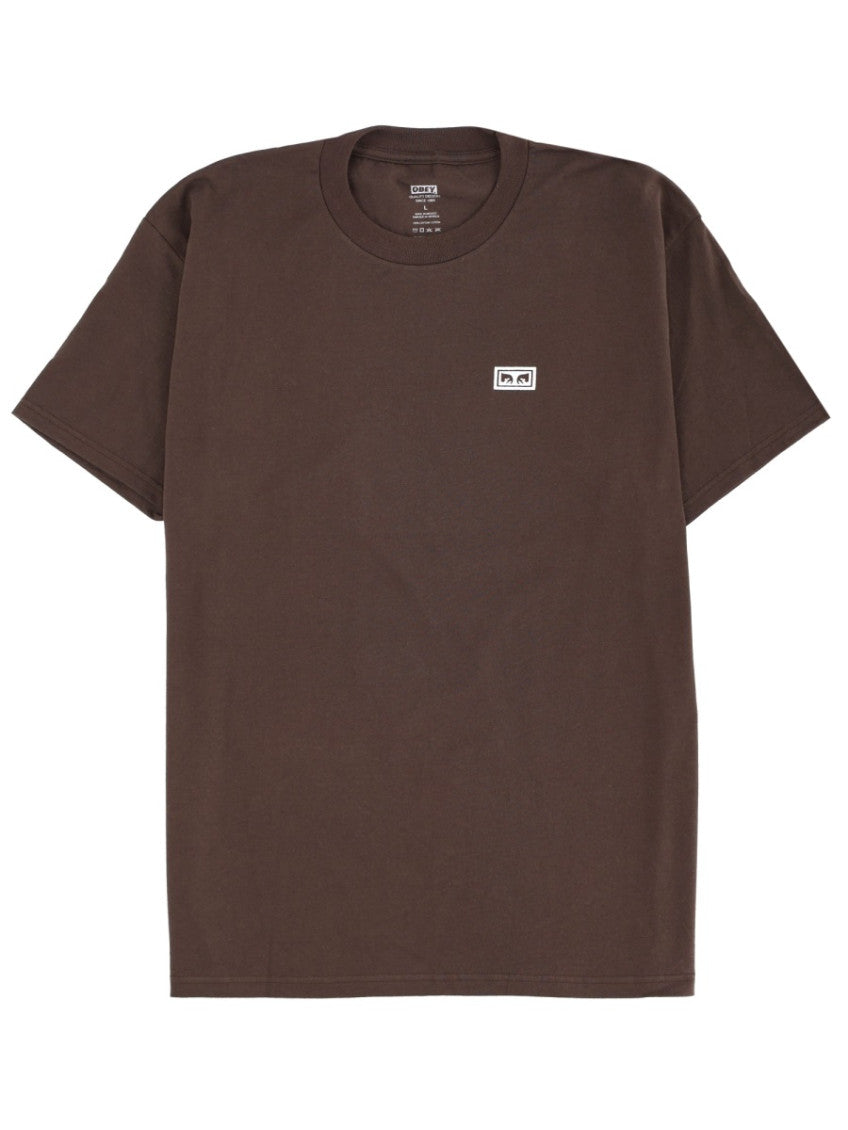 Brown Logo Crew Neck T-Shirt 1
