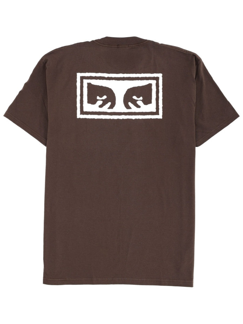 Brown Logo Crew Neck T-Shirt 2
