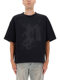 Black Graphic Crew Neck T-Shirt 1