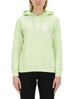 Green Logo Hood Sweatshirt 1