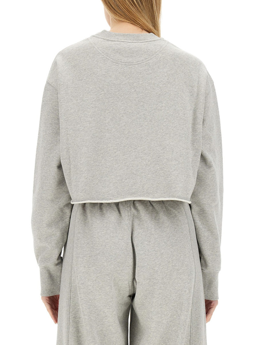 Grey Logo Crew Neck Sweatshirt 3