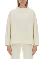 White Crew Neck Sweatshirt 1