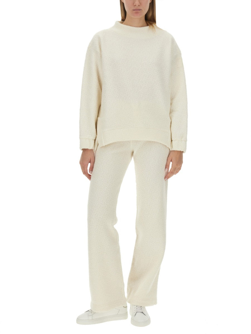 White Crew Neck Sweatshirt 2