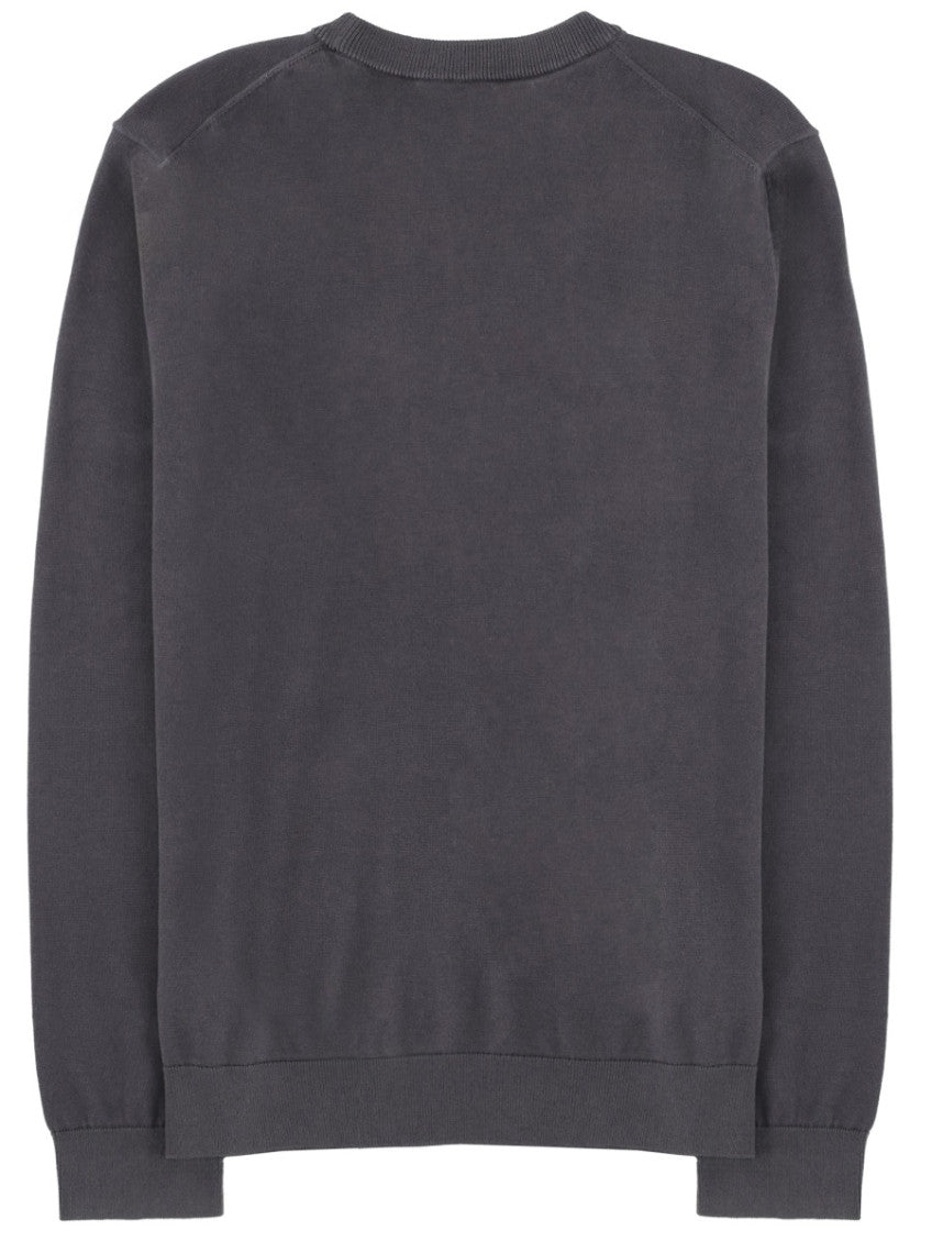 Grey Crew Neck Sweater 2