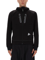 Black Solid Hood Jacket 1