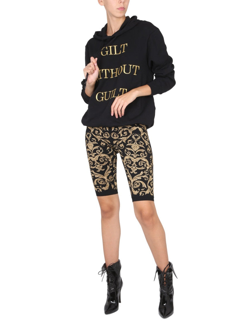 Black Logo Hood Sweatshirt 2