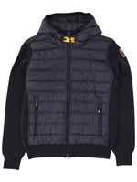 Blue Quilted Hood Jacket 1
