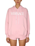 Pink Logo Hood Sweatshirt 1