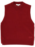 Brown Solid Crew Neck Top 1
