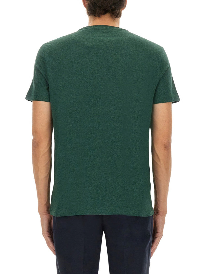 Green Logo Crew Neck T-Shirt 3