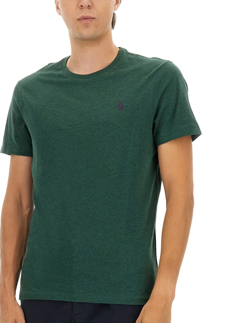 Green Logo Crew Neck T-Shirt 4