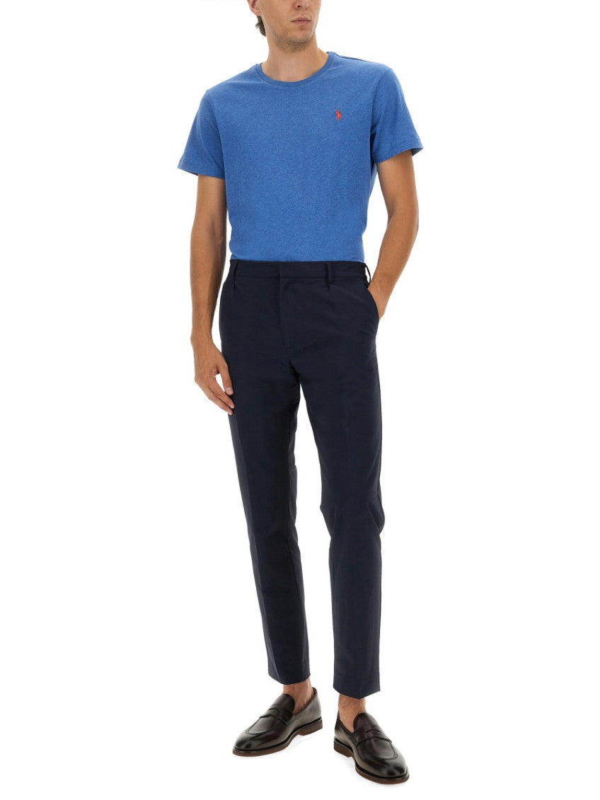 Blue Logo Crew Neck T-Shirt 2