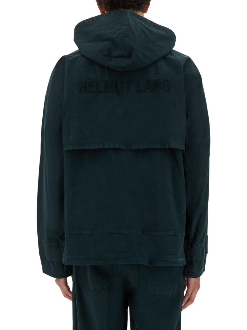 Green Solid Hood Jacket 4
