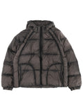 Black Quilted Hood Jacket 1