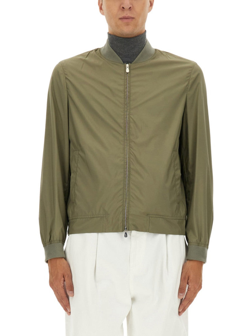 Brown Solid None Jacket 1