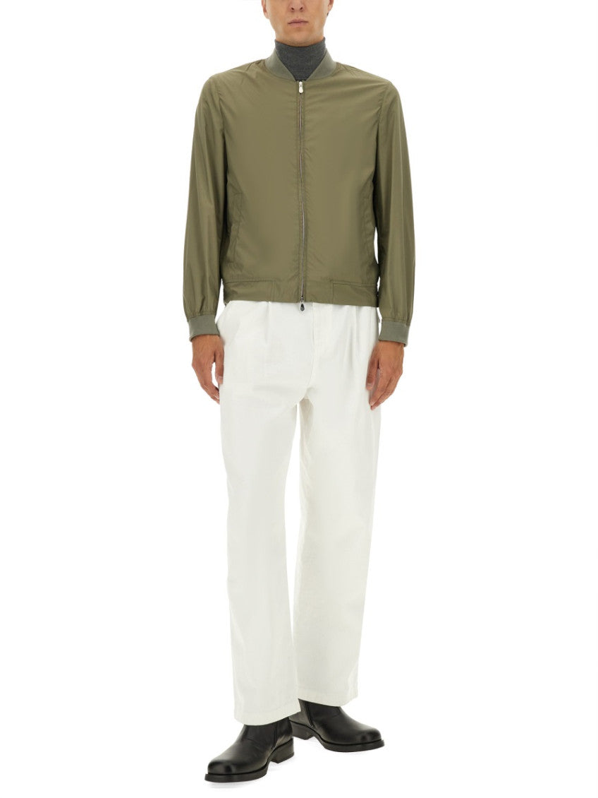 Brown Solid None Jacket 2