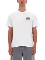 White Logo Crew Neck T-Shirt 1