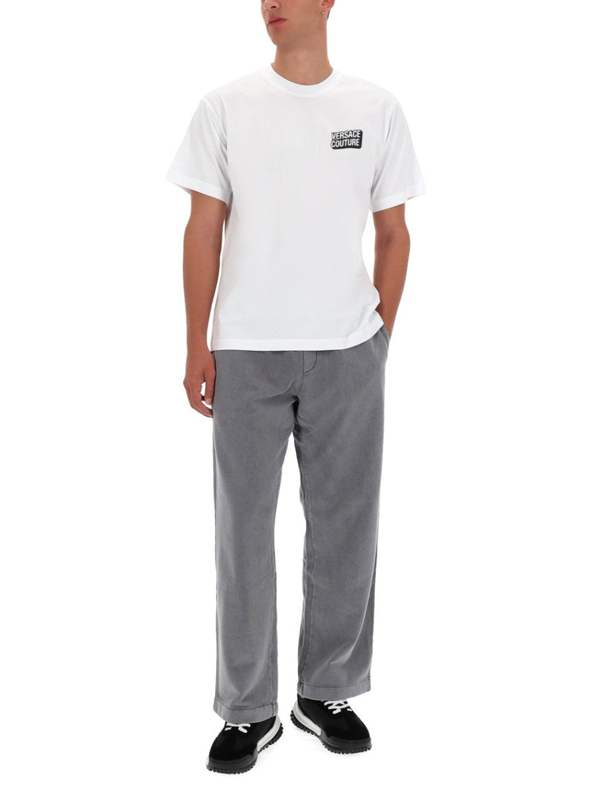 White Logo Crew Neck T-Shirt 2