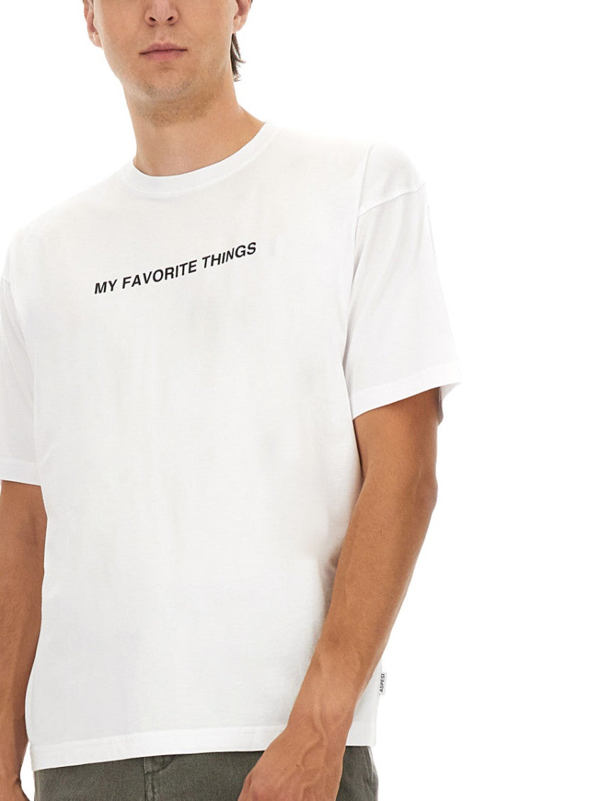 White Graphic Crew Neck T-Shirt 4