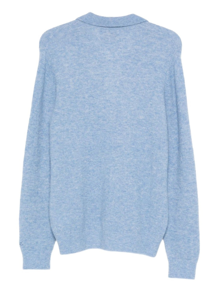 Light Blue Solid Sweater 2