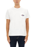 White Logo Crew Neck T-Shirt 1
