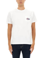 White Logo Crew Neck T-Shirt 1
