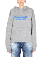 Grey Logo Hood Sweatshirt 1