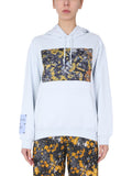 Light Blue Graphic Hood Sweatshirt 1