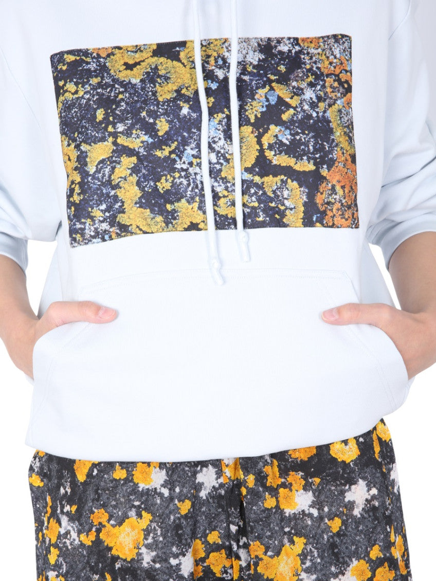 Light Blue Graphic Hood Sweatshirt 4