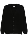 Black V Neck Cardigan 1