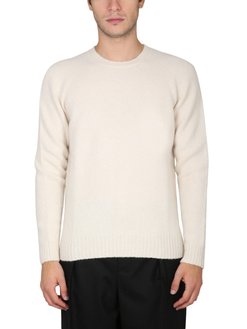 White Crew Neck Sweater 1