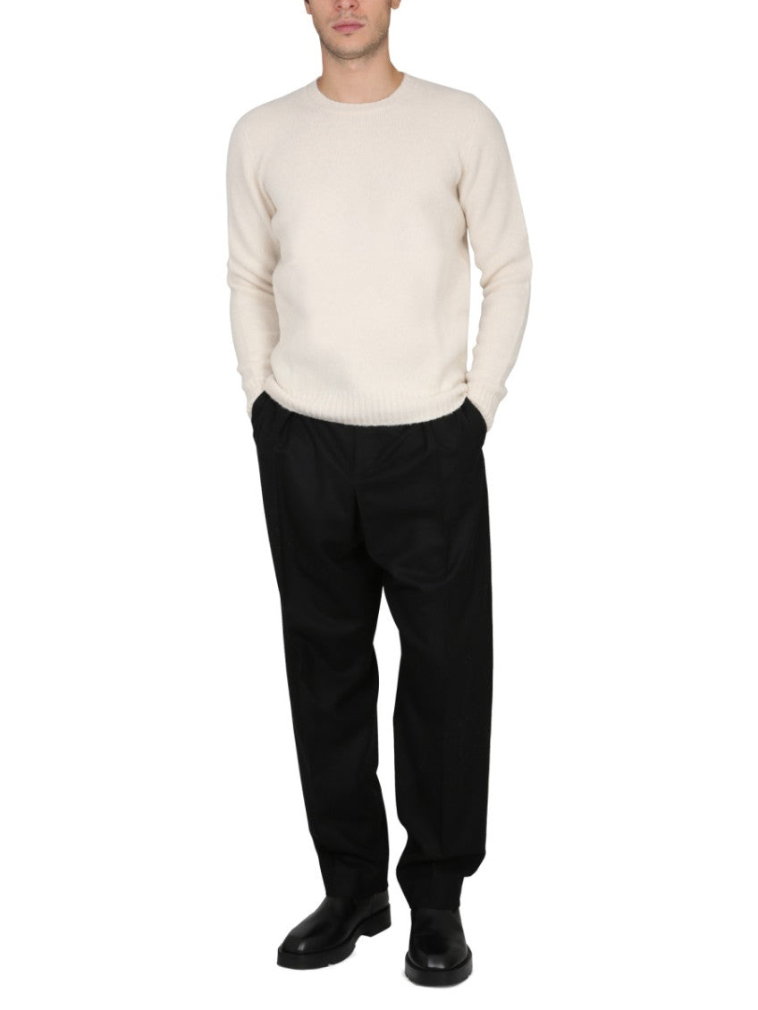 White Crew Neck Sweater 2