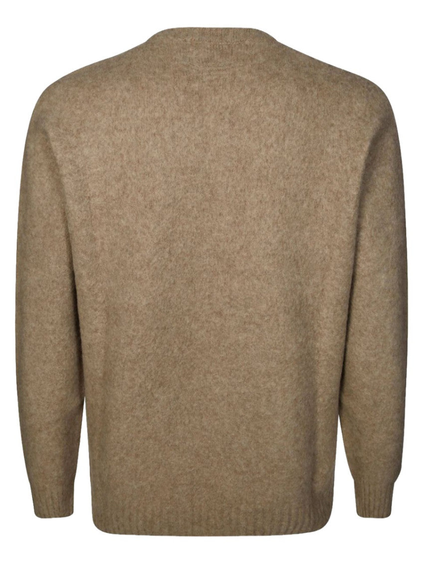 Brown Crew Neck Sweater 2