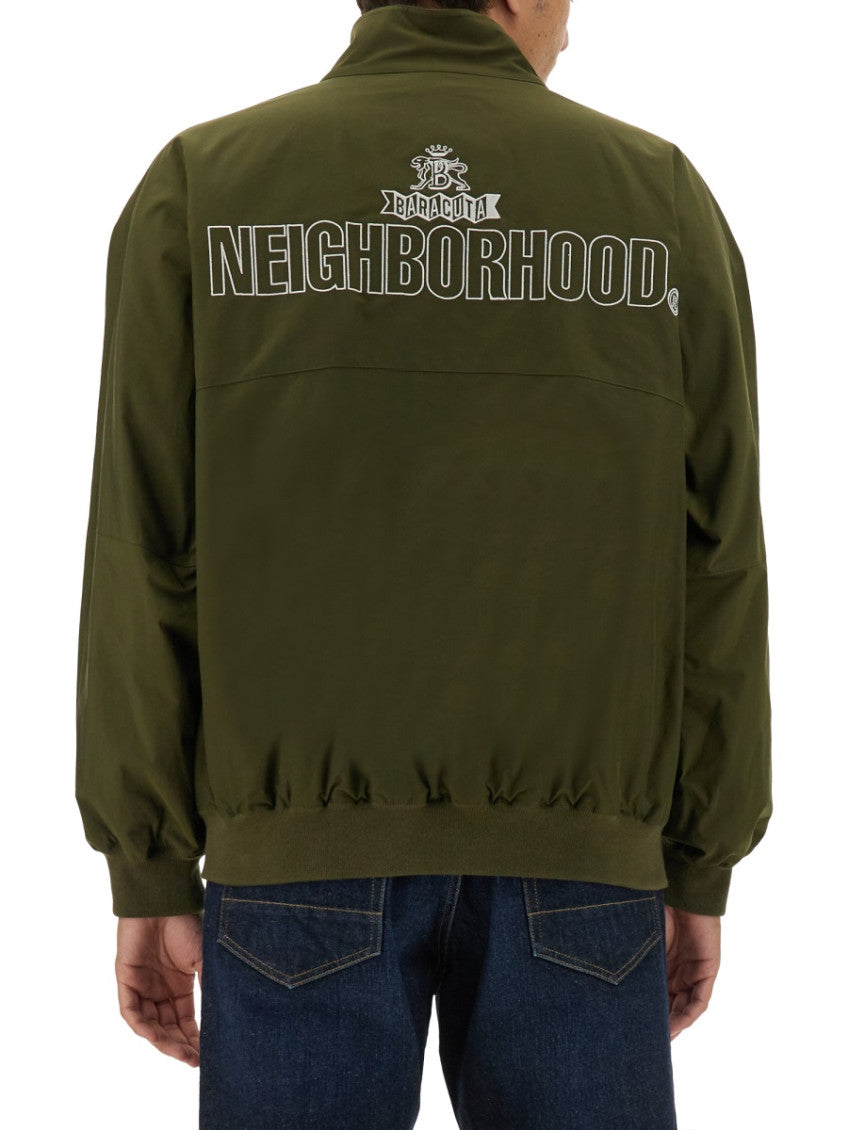 Green Solid Band Collar Jacket 3