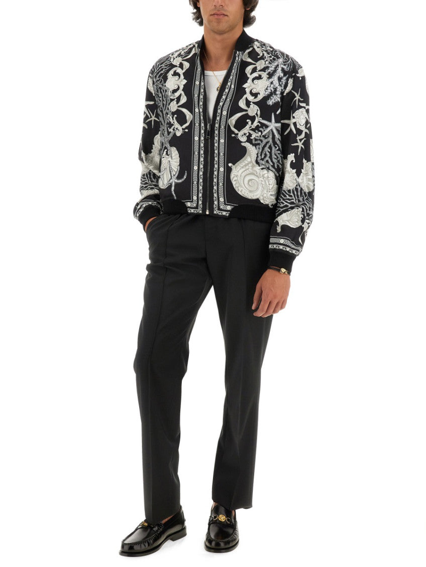 Multicolor Logo Mock Collar Jacket 2