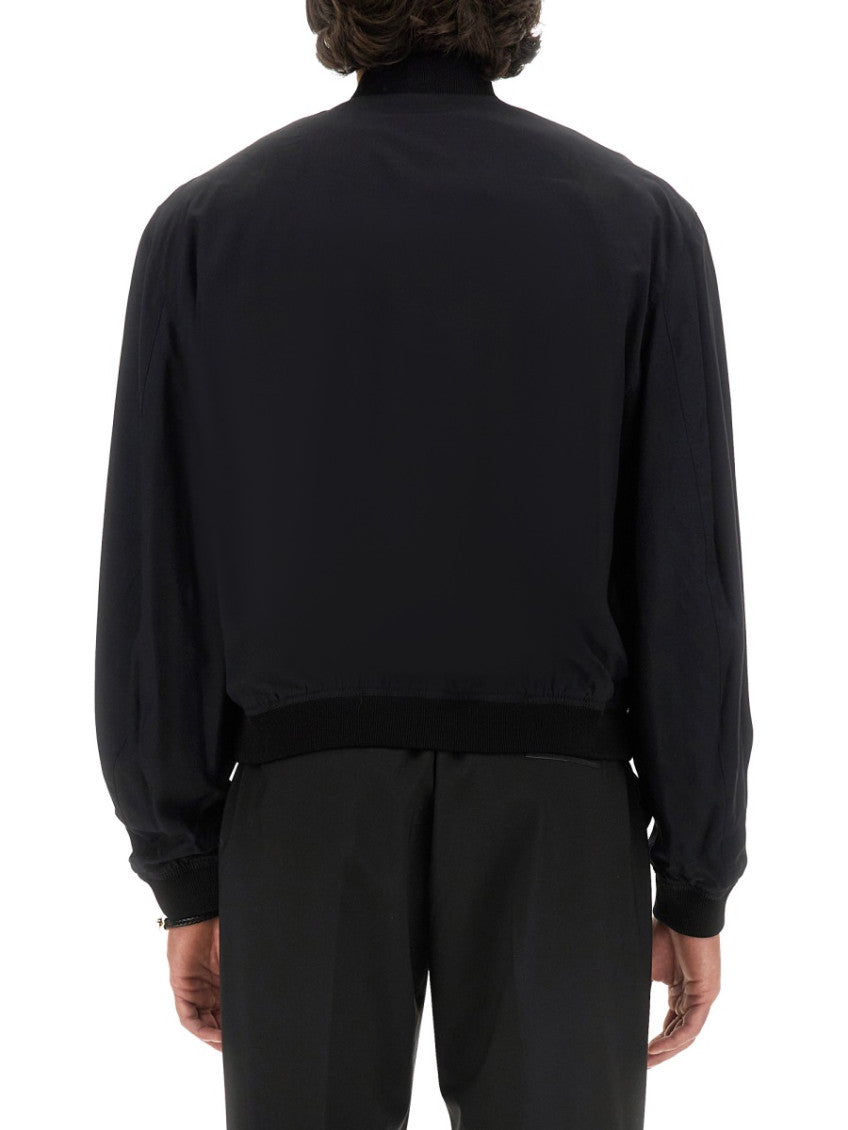 Multicolor Logo Mock Collar Jacket 4