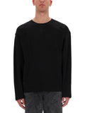 Black Solid Crew Neck T-Shirt 1