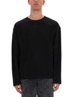 Black Solid Crew Neck T-Shirt 1
