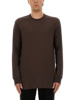 Brown Solid Crew Neck T-Shirt 1