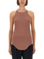 Pink Solid Halter Neck Top 1
