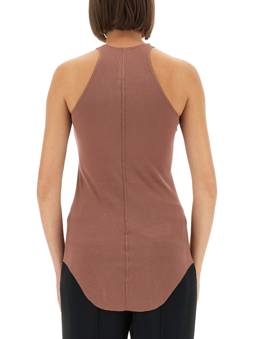Pink Solid Halter Neck Top 2