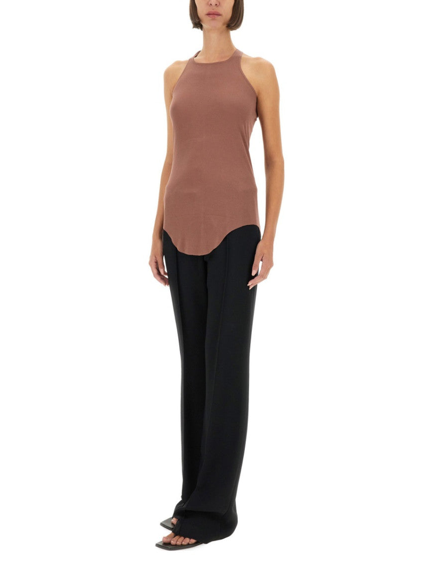 Pink Solid Halter Neck Top 4
