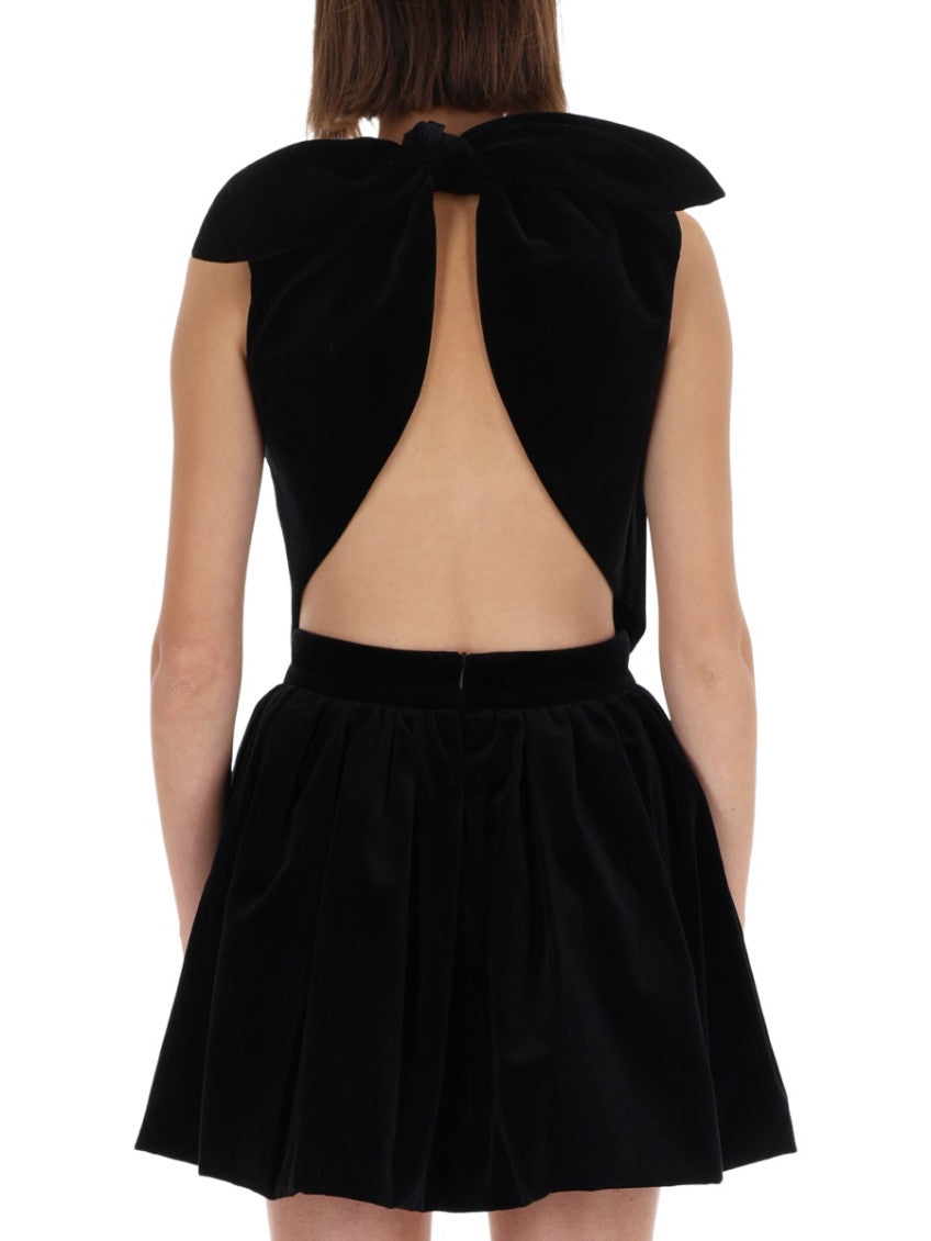 Black Solid Round Neck Top 2