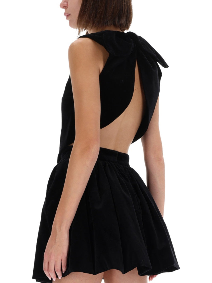 Black Solid Round Neck Top 3
