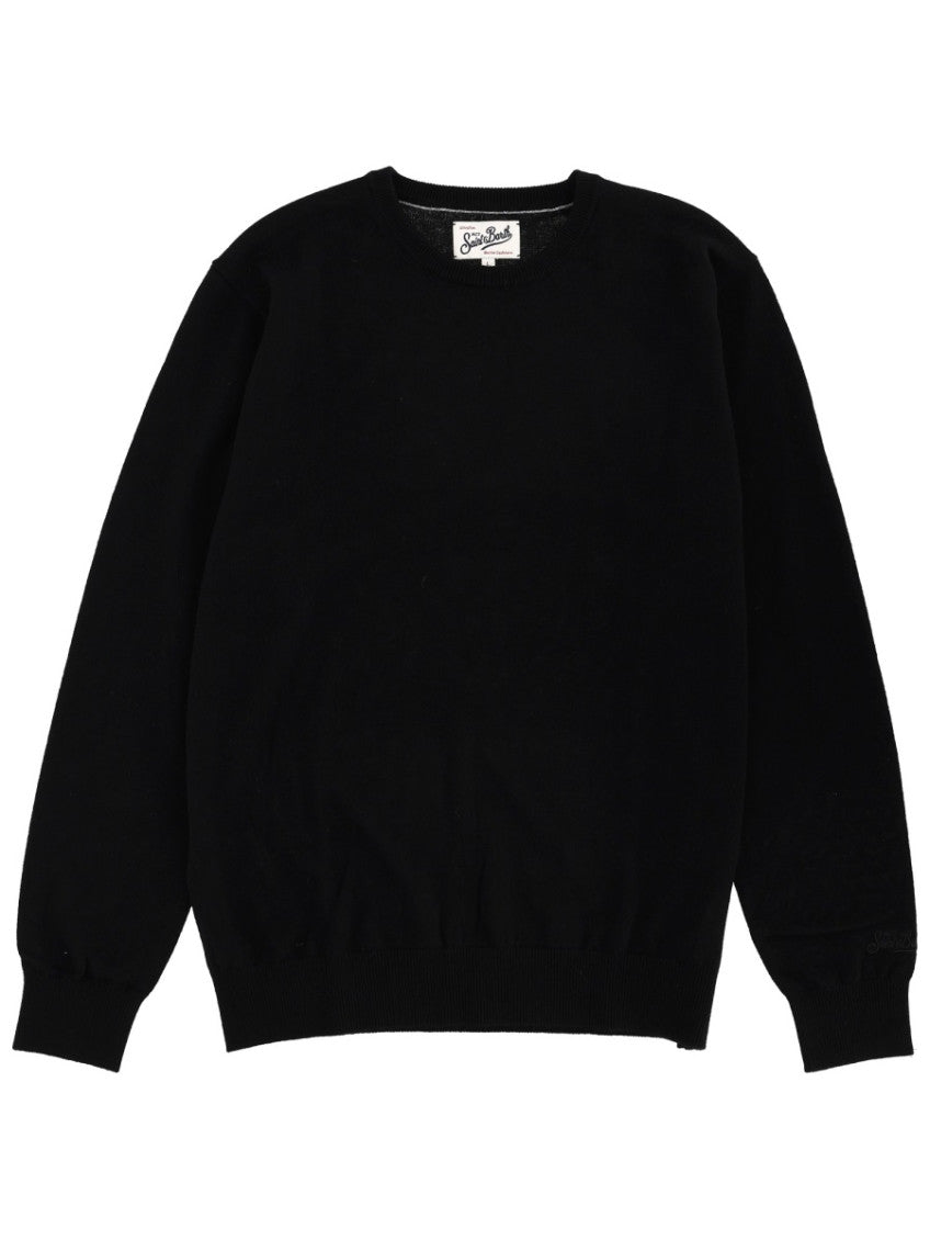 Black Crew Neck Sweater 1
